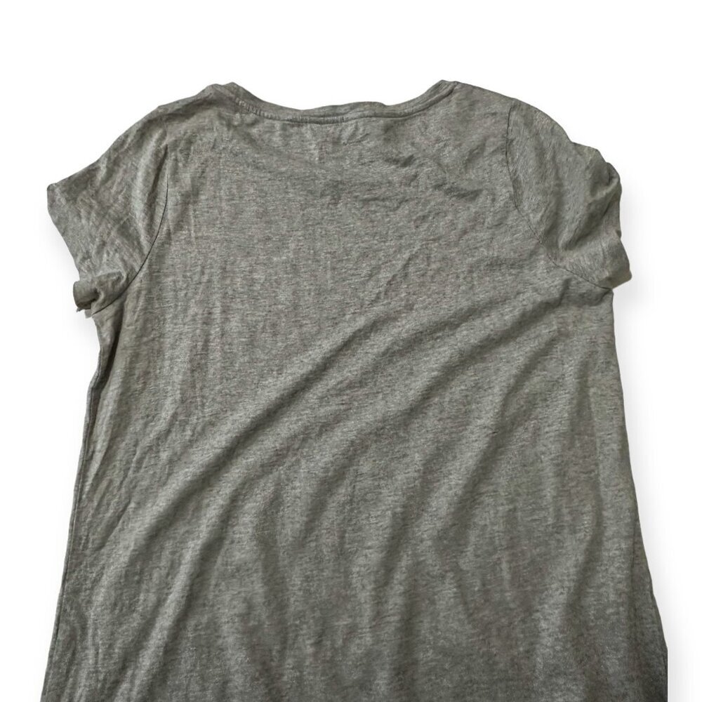 Boden T-shirt  Shift Short Dress, Gray & Navy,  wh766 - Picture 9 of 13